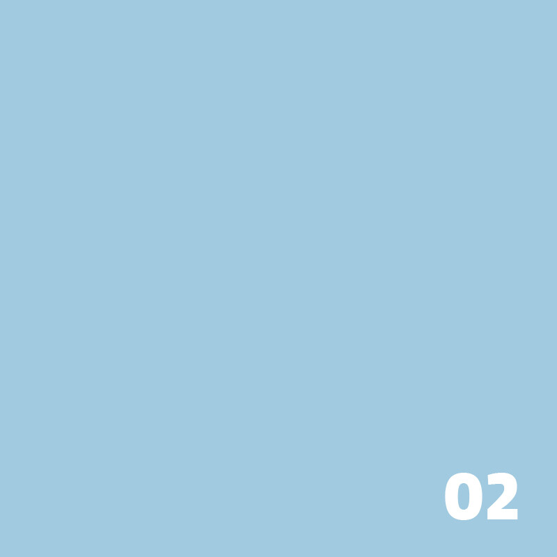 02 SUPERIOR Seamless Paper 1.35 m - Sky Blue