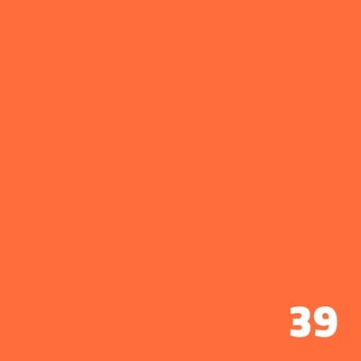 39 SUPERIOR Seamless Paper 2.7m - Bright Orange