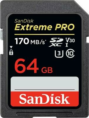 Sandisk Extreme Pro 64 GB SD Card