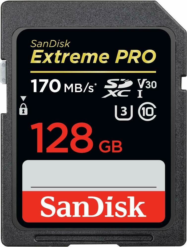 Sandisk Extreme Pro 128 GB SDXC Card