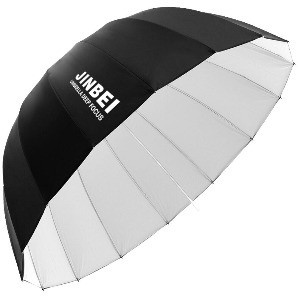 Jinbei 130 CM Black/White Deep Umbrella