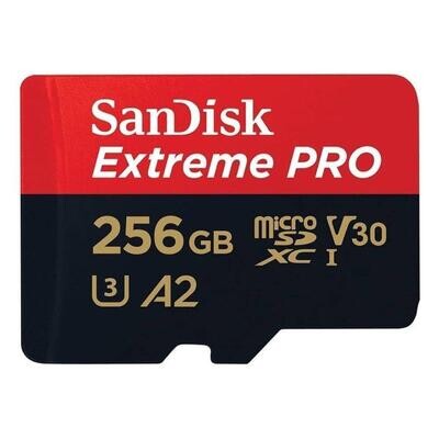 Sandisk Extreme Pro 256 GB micro SDXC Card 200 MB/s
