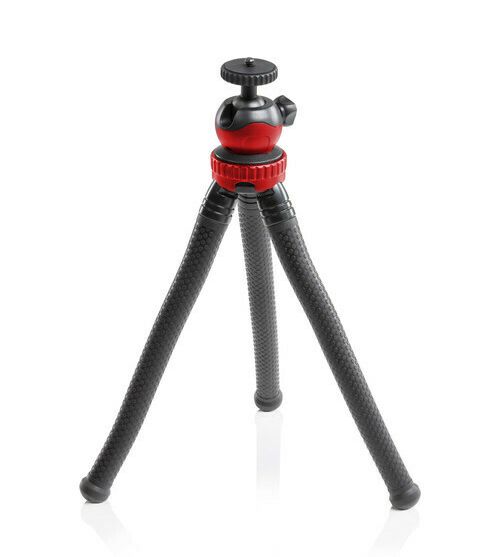 Flexible Tripod with Ball Head - Red/Black
