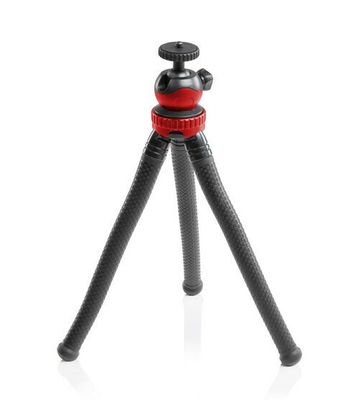 Flexible Tripod with Ball Head - Red/Black