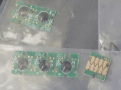 Chip set for Epson SC-F2000/2100 Cartridges T7251/2/2/3/3/4 KCCMMY, UK