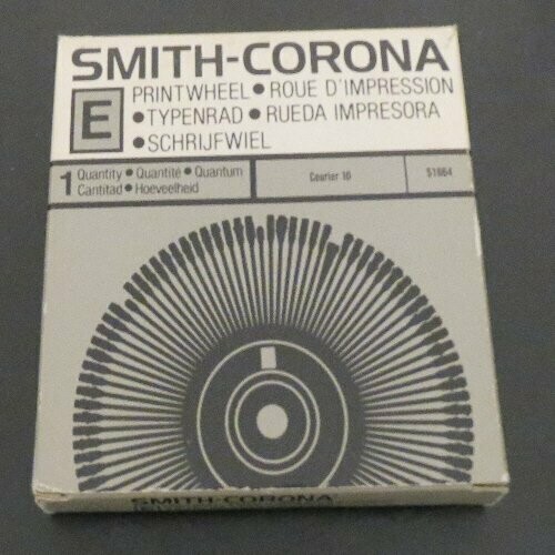 Smith Corona PE-series/C-series Printwheel Script 10/12 , x1pcs UK