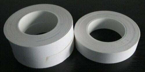 Chequebook Spine Binding Embossed Paper Tape, PSA, WH, x6pcs UK