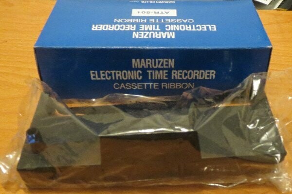 Maruzen ATR 501/701 Time Clock Ribbon, BK, x1pcs, UK