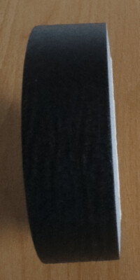 Chequebook Spine Binding Crepe Paper Tape, PSA, BK, x3pcs UK