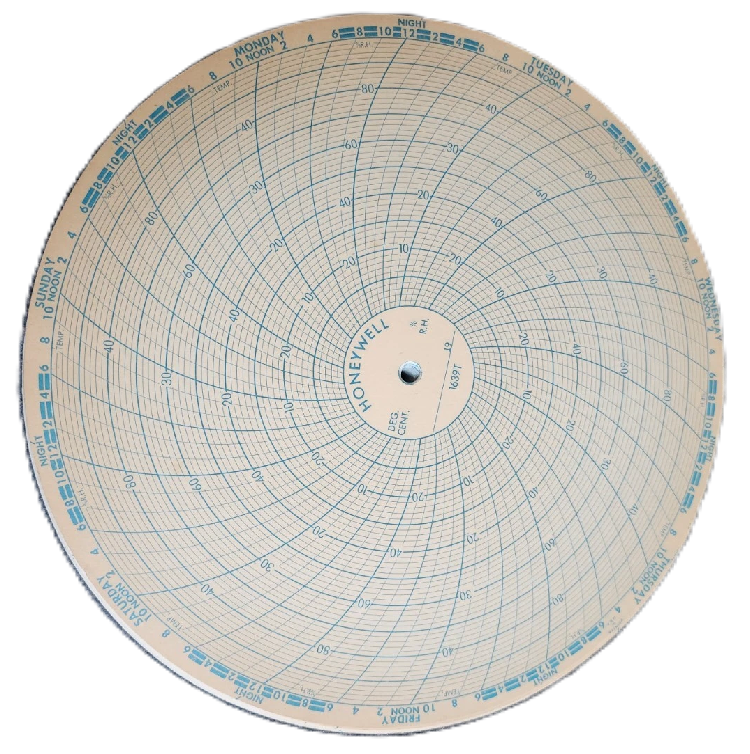 Honeywell-BN 1639T Circular Chart, 8'', 7 Day, x100shts/pkt.