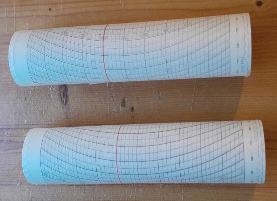 Brabender/Anton Paar Chart Recorder Paper, 215mm, @600 range, x1 roll/pkt.