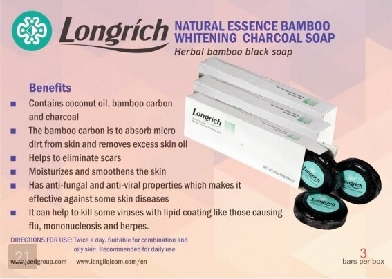 Bamboo Charcoal whitening Soap