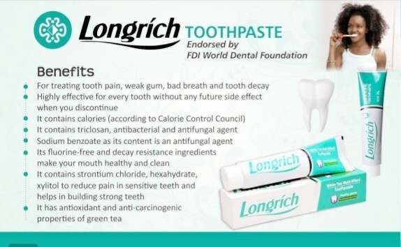 LONGRICH TOOTHPASTE