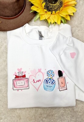 Valentines Sweat 
Top/Crew Neck