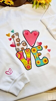 Love Sweat Top/Crew Neck