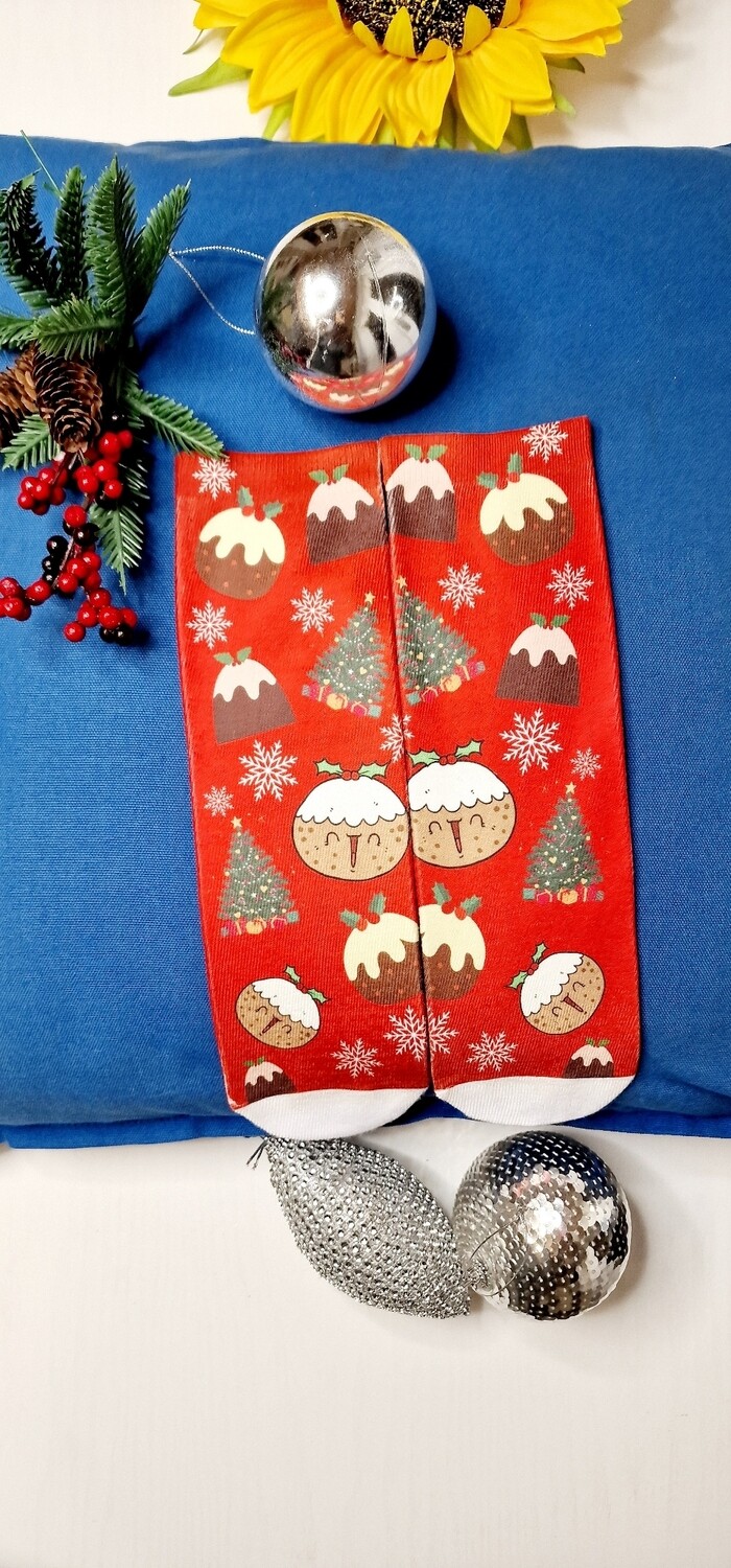 Socks - Christmas Pudding