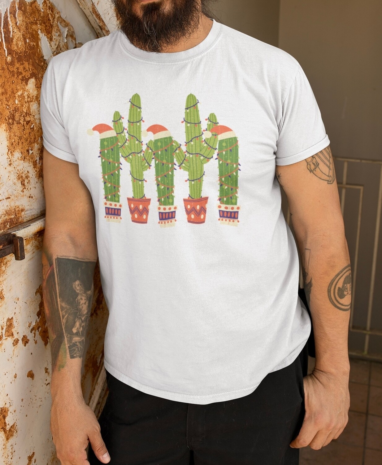 Christmas Cactus- T-shirt 