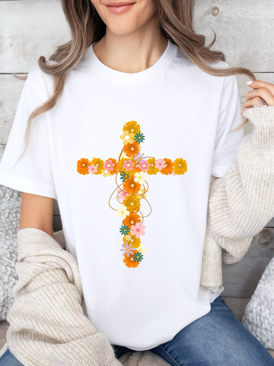 Flower Cross