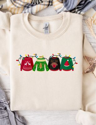 Christmas Mini Jumpers -  Sweat Top/Crew Neck