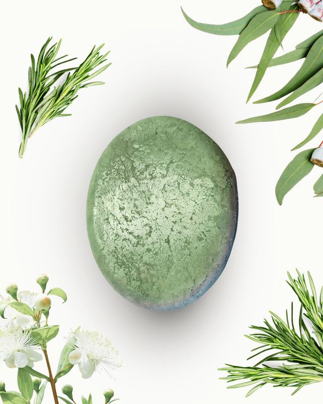 Green Shower Bar
