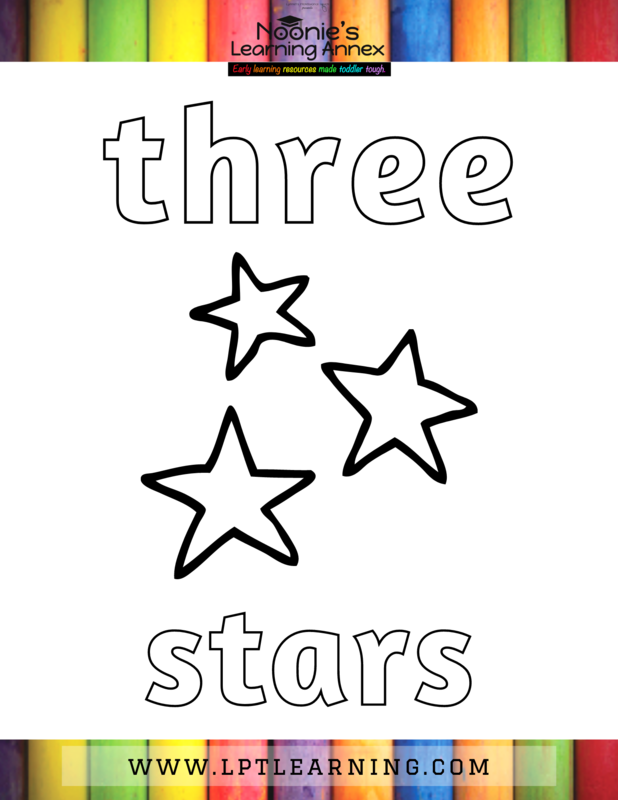 Coloring Pages NUMBERS+OBJECTS 1-10