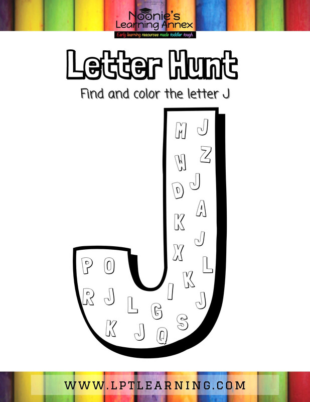 Coloring Pages LETTER HUNT
