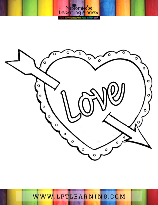 Coloring Pages VALENTINE&#39;S DAY