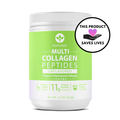 MULTI COLLAGEN PEPTIDEs - 5 Types Hydrolyzed Powder, Unflavored