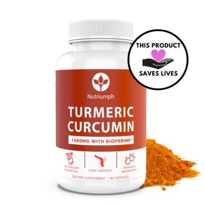 TURMERIC CURCUMIN w/ Bioperine - Joint Support & Potent Antioxidant