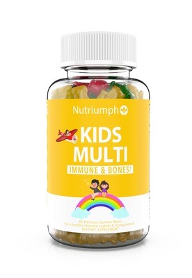 KIDS MULTIVITAMIN - Vitamin A, C, D3, E and Zinc Supplements for Immunity, Strong Bones & Energy