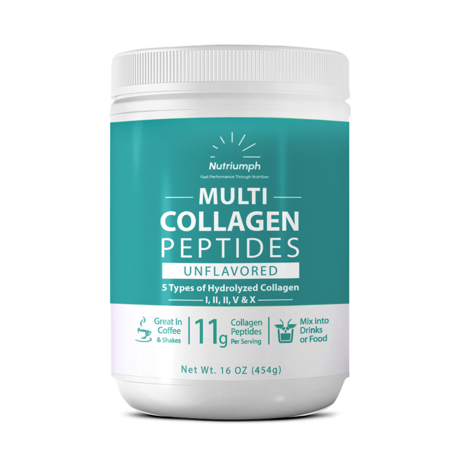 MULTI COLLAGEN PEPTIDES - 5 Types Hydrolyzed Powder, Unflavored