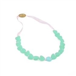 Spring Heart Necklace - Spearmint
