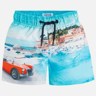 Beach Print Swimsuit 3626 - 5