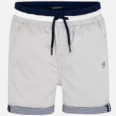 Grey Cuffed Shorts 3254-2