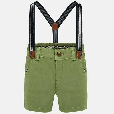 Jungle Green Suspender Shorts 1283 24m