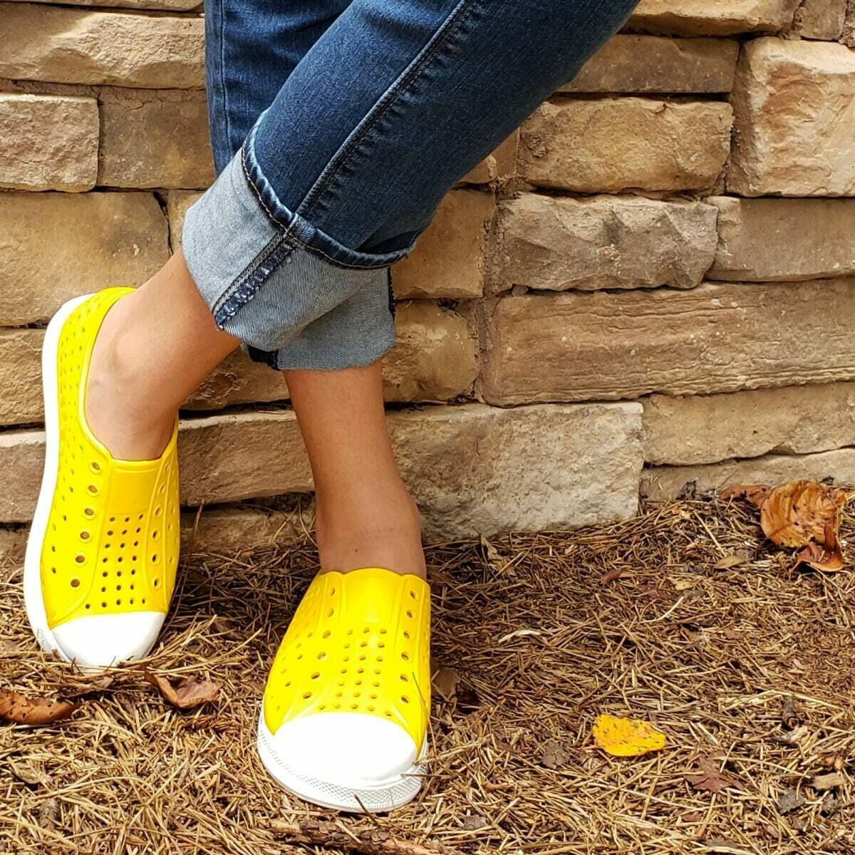 Yellow Water Shoes