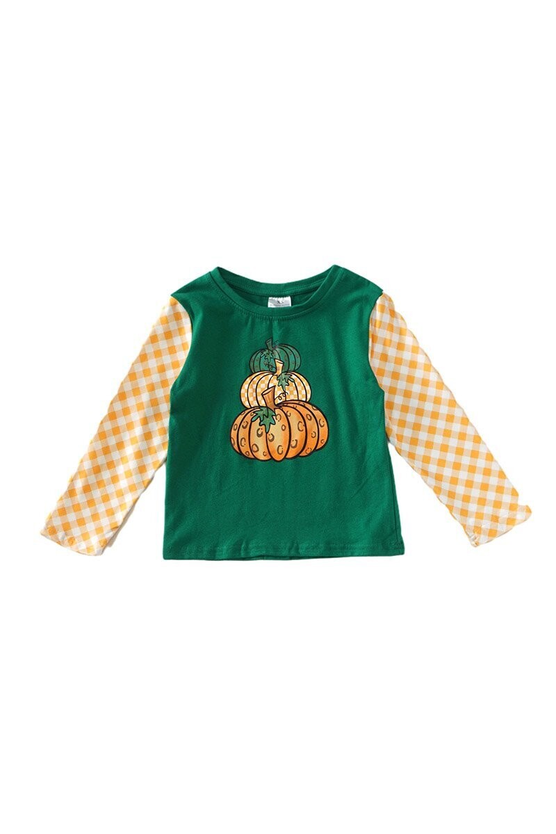 Gingham Pumpkin Shirt