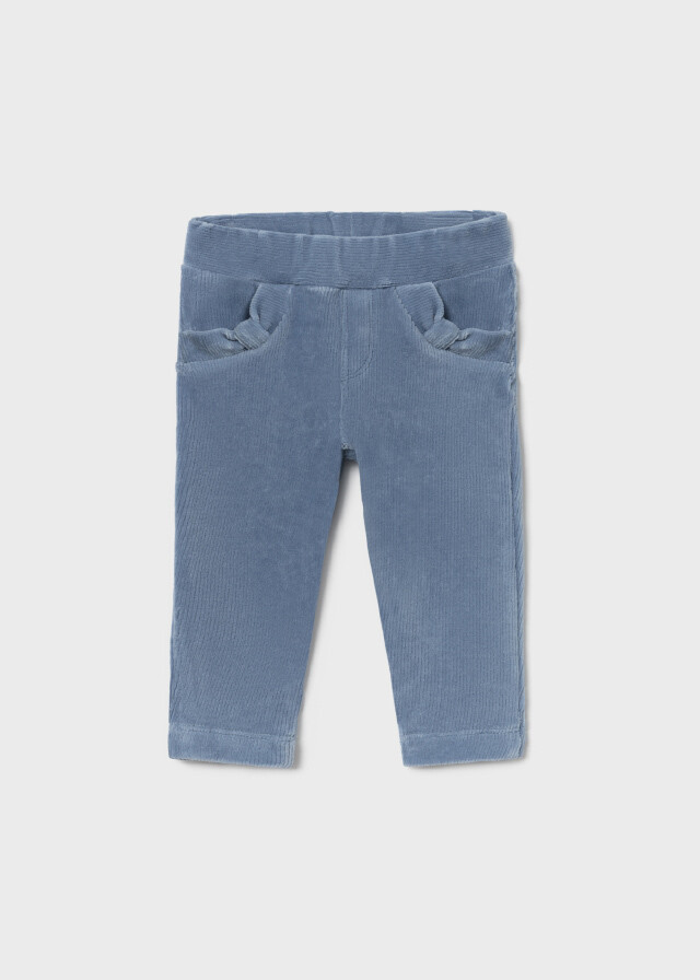 Blue Stretch Cord Pants 514