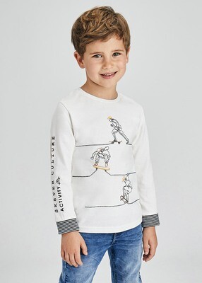 Skater Embroidered Shirt 4072