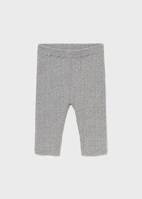 Grey Cable Knit Leggings 10100