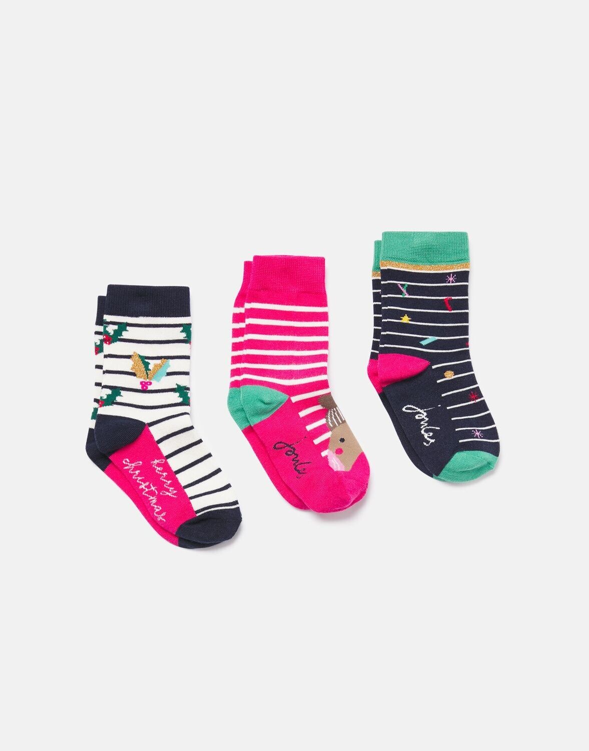 Festive Holly Socks