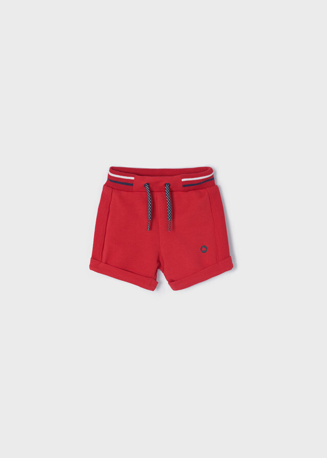 Red Cuffed Shorts 1211