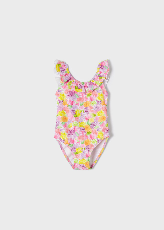 Lilac Print Swimsuit 3772
