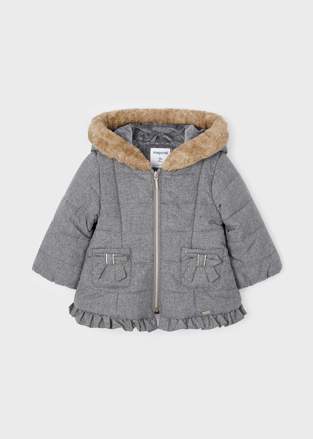Grey Hooded Jacket 2437