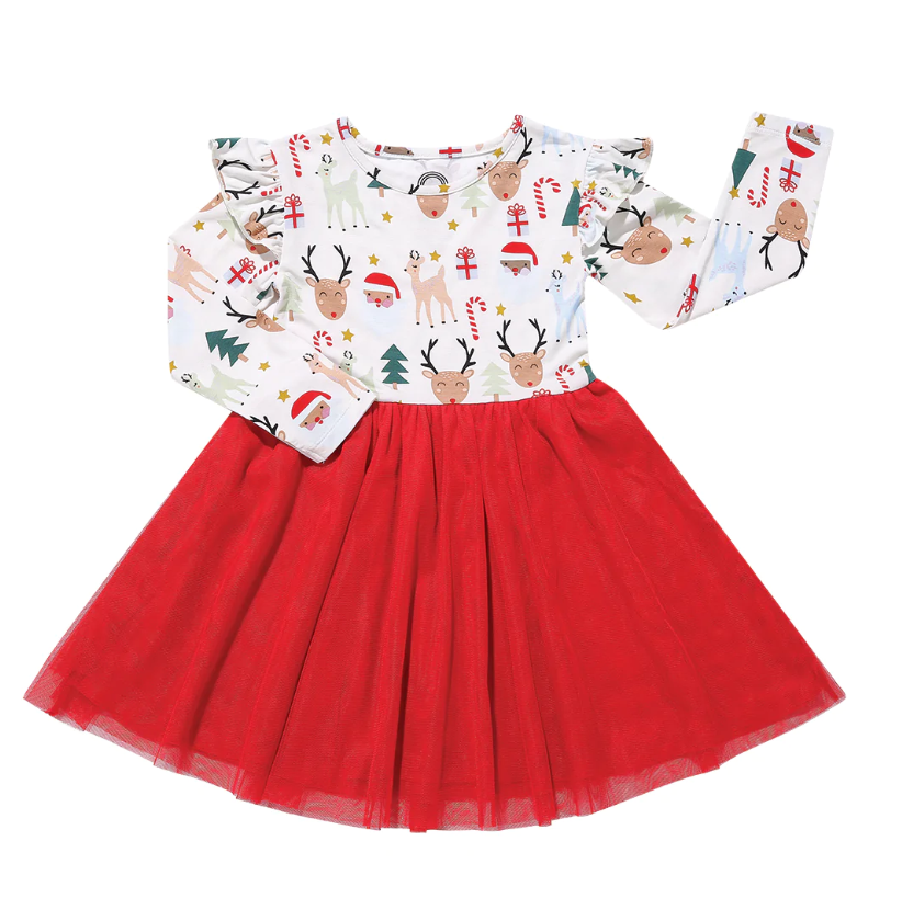 Santa And Friends Tulle Dress