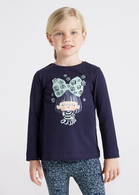 Happy Girl Graphic Shirt 4034