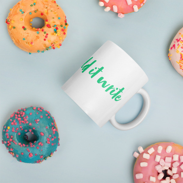 Hold It Write Custom Mug