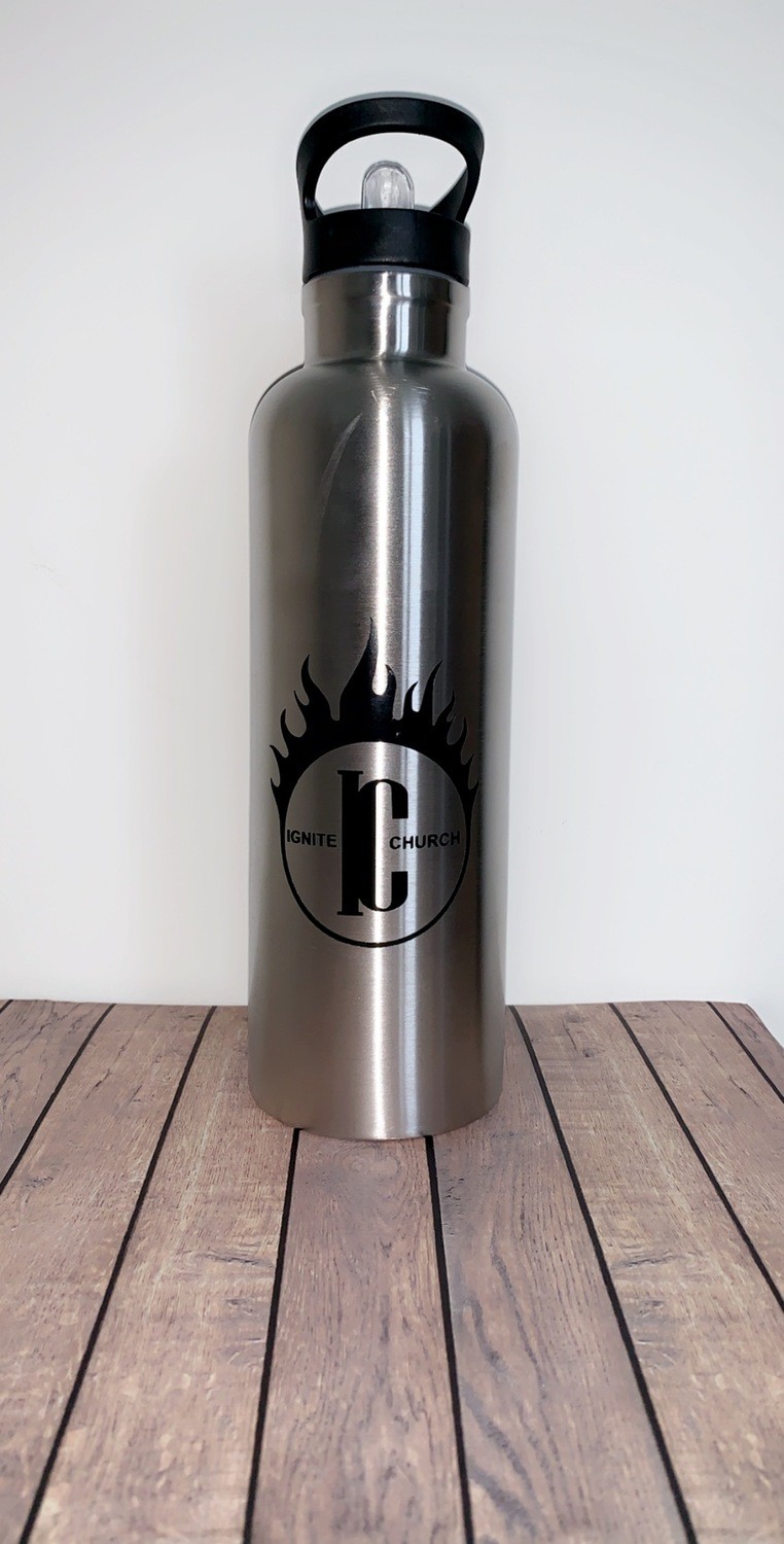 Silver Ignite Water Bottle