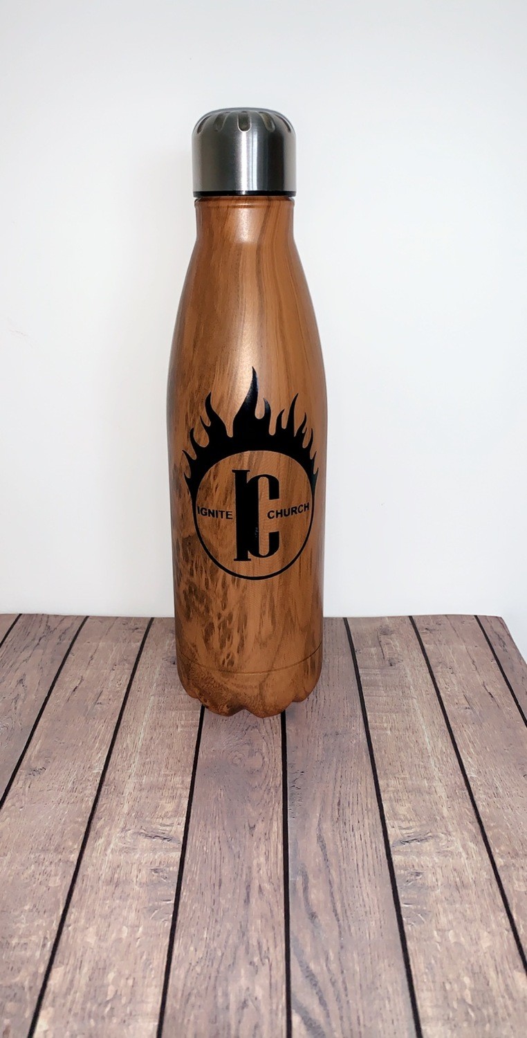 Wood Marble Ignite Water Bottle​