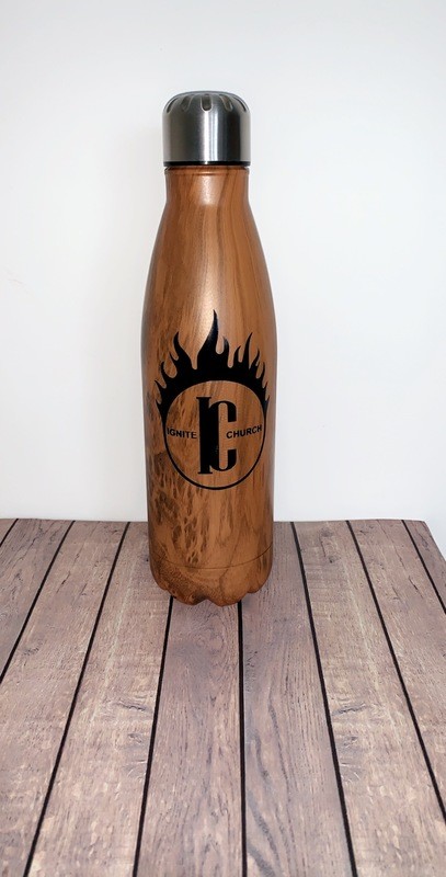 Wood Marble Ignite Water Bottle​